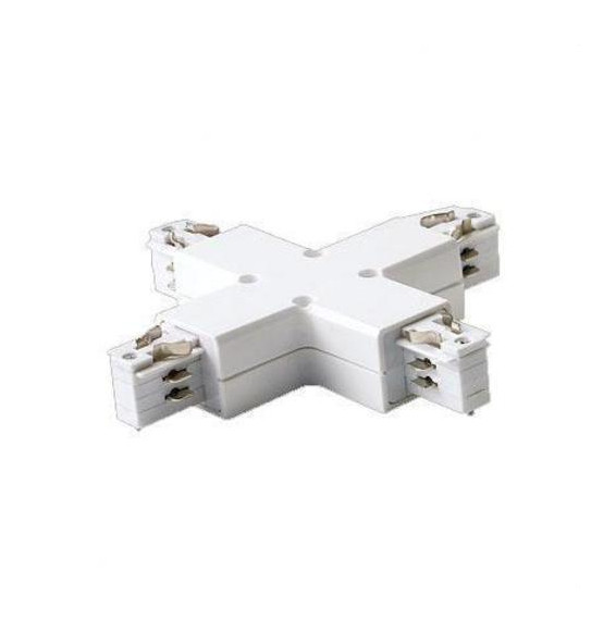 NAVIGATOR - Conector para alimentación de carril forma + en PC blanco