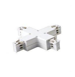 NAVIGATOR - Conector para alimentación de carril forma + en PC blanco