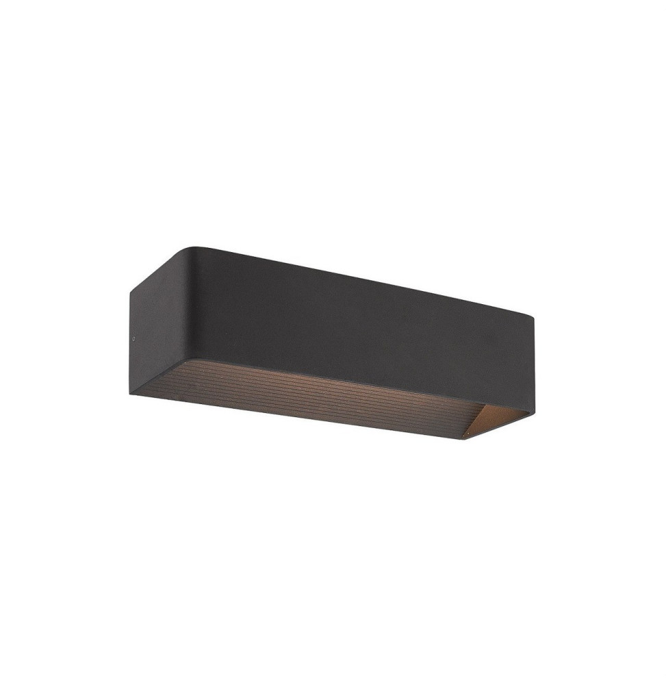 Aplique decorativo NAV 11W 3000K 590lm IP20 200x80x100mm negro para pared