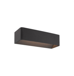 Aplique decorativo NAV 11W 3000K 590lm IP20 200x80x100mm negro para pared