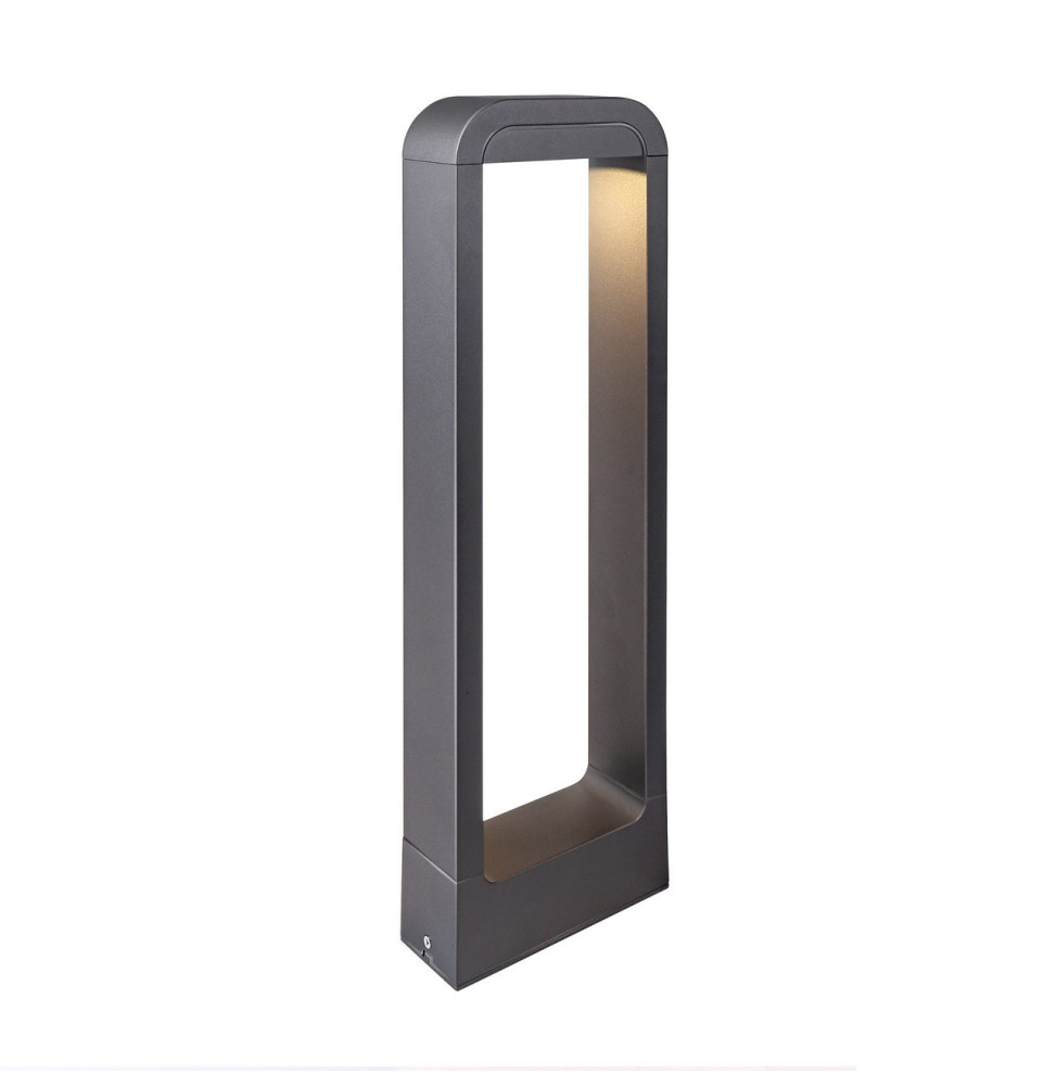 Baliza decorativa TUDOR 12W 3000K 220-240V 1000lm PF -0,90 CRI -80Ra 50-60Hz IP65 700x150x56mm negro