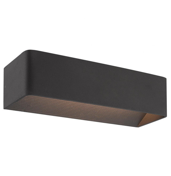 NAVIGATOR - Aplique decorativo NAV 16W 3000K 1200lm IP20 300x80x100mm negro para pared