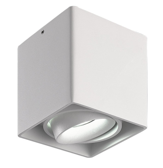 NAVIGATOR - Aplique decorativo NAV GU10 50W IP20 93x93x105mm blanco para pared