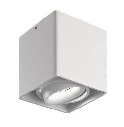 NAVIGATOR - Aplique decorativo NAV GU10 50W IP20 93x93x105mm blanco para pared