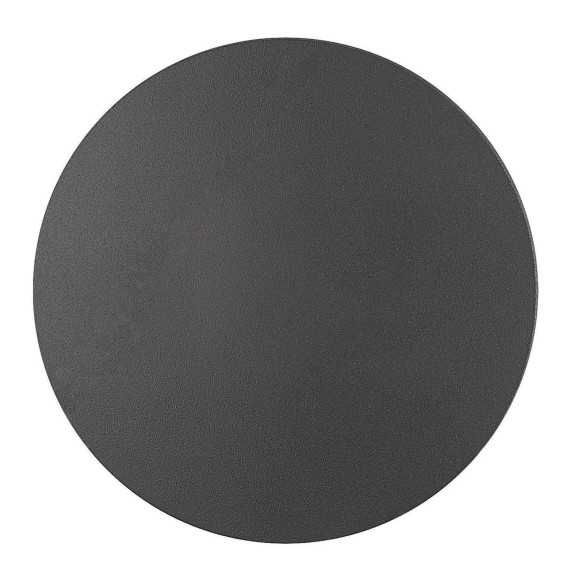 NAVIGATOR - Aplique decorativo NAV 9W 3000K 710lm IP65 D180x45mm negro para pared