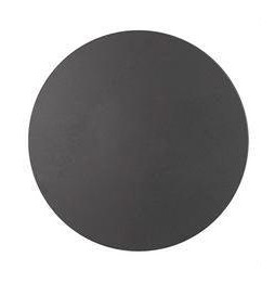 NAVIGATOR - Aplique decorativo NAV 9W 3000K 710lm IP65 D180x45mm negro para pared