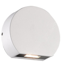 NAVIGATOR - Aplique decorativo NAV 6W 3000K 270lm IP65 99x88x33mm blanco para pared