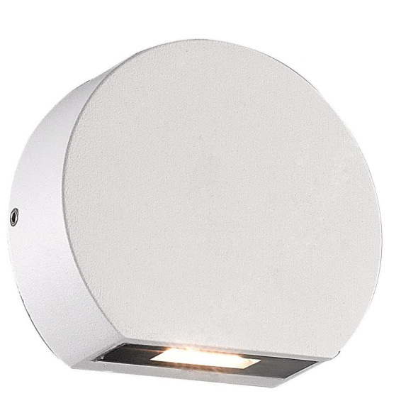 NAVIGATOR - Aplique decorativo NAV 6W 3000K 270lm IP65 99x88x33mm blanco para pared