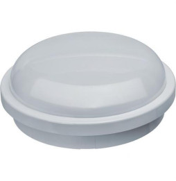 Aplique redondo de exterior KEOPS 15W 4200K 220-240V 1300lm PF -0,50 CRI -80Ra 50-60Hz IP65 167x62mm blanco