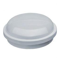 Aplique redondo de exterior KEOPS 15W 4200K 220-240V 1300lm PF -0,50 CRI -80Ra 50-60Hz IP65 167x62mm blanco