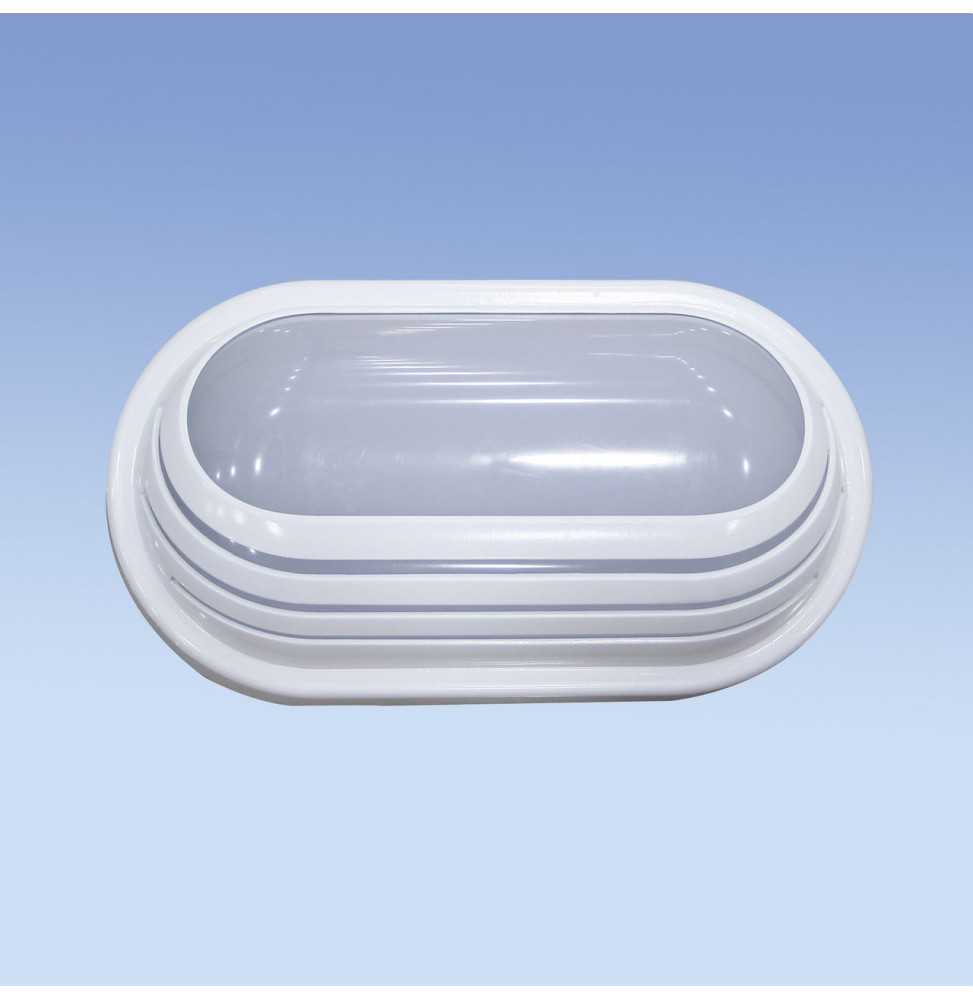 NAVIGATOR - Marco decorativo KEOPS oval 15W blanco