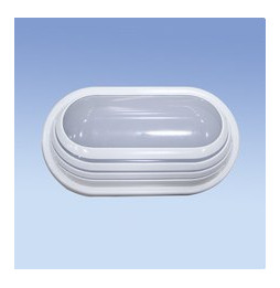 NAVIGATOR - Marco decorativo KEOPS oval 15W blanco