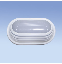 NAVIGATOR - Marco decorativo KEOPS oval 20W blanco