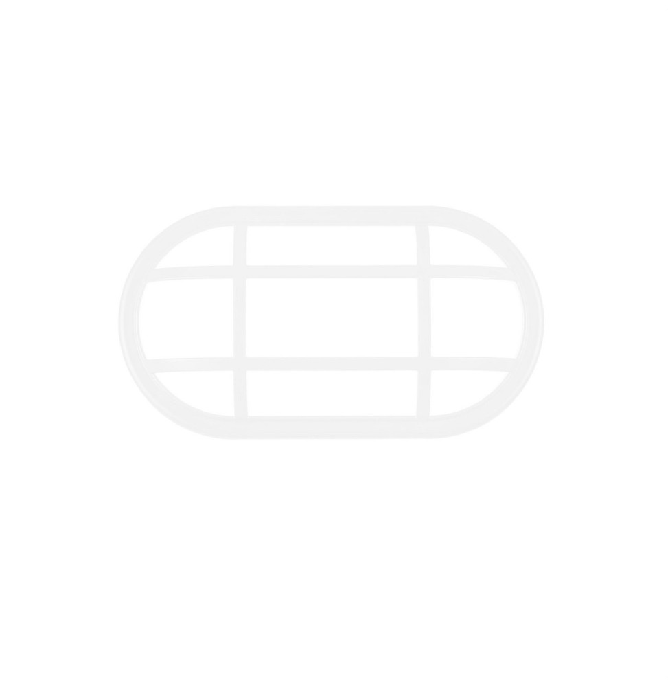 Marco rejilla oval KEOPS 15W blanco