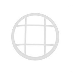 NAVIGATOR - Marco rejilla KEOPS redondo 20W blanco