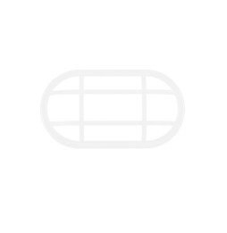 NAVIGATOR - Marco rejilla oval KEOPS 20W blanco