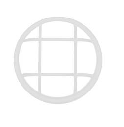 NAVIGATOR - Marco rejilla KEOPS redondo 15W blanco