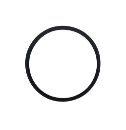 NAVIGATOR - Marco liso KEOPS redondo 20W negro