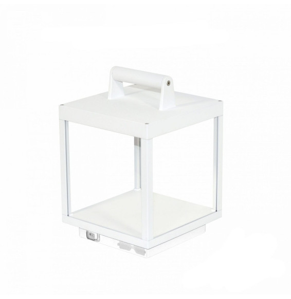 BENEITO FAURE - Luminaria portátil exterior VISOR 5W LED 3000K blanco aluminio