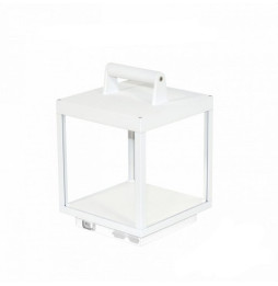 BENEITO FAURE - Luminaria portátil exterior VISOR 5W LED 3000K blanco aluminio