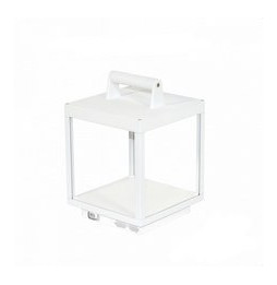 BENEITO FAURE - Luminaria portátil exterior VISOR 5W LED 3000K blanco aluminio