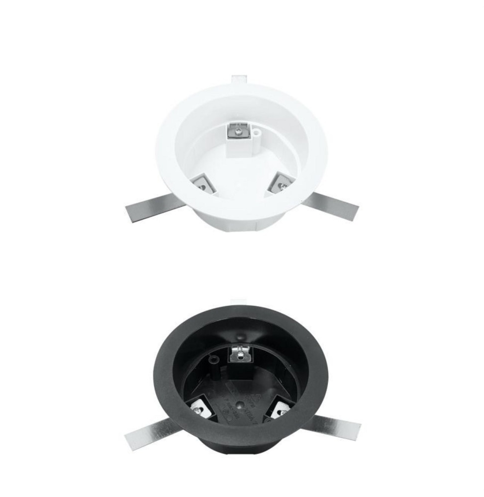 BENEITO FAURE - Adaptador para empotrar base redonda proyector trifásico blanco