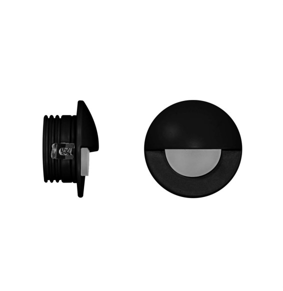 BENEITO FAURE - Aplique redondo ILO 2W 220-240V 120° 3000K 60lm negro