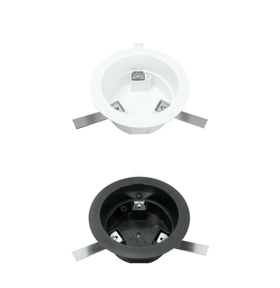 BENEITO FAURE - Adaptador negro para empotrar base redonda proyector