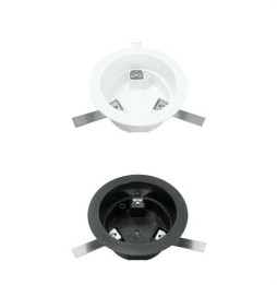 BENEITO FAURE - Adaptador negro para empotrar base redonda proyector