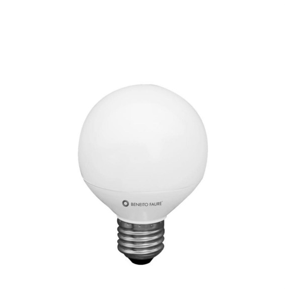 BENEITO FAURE - Lámpara LED micro globo E27 rango de voltaje 220/240V 6W 3000K