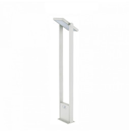 BENEITO FAURE - Luminaria jardín solar LED POPA 100cm acabado blanco 1,6W 4000K