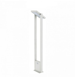 BENEITO FAURE - Luminaria jardín solar LED POPA 100cm acabado blanco 1,6W 4000K