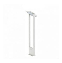 BENEITO FAURE - Luminaria jardín solar LED POPA 100cm acabado blanco 1,6W 4000K