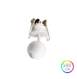 BENEITO FAURE - Luminaria BORA florón encastrar blanco 4,5W 100-240V 38° 3.000K 300lm