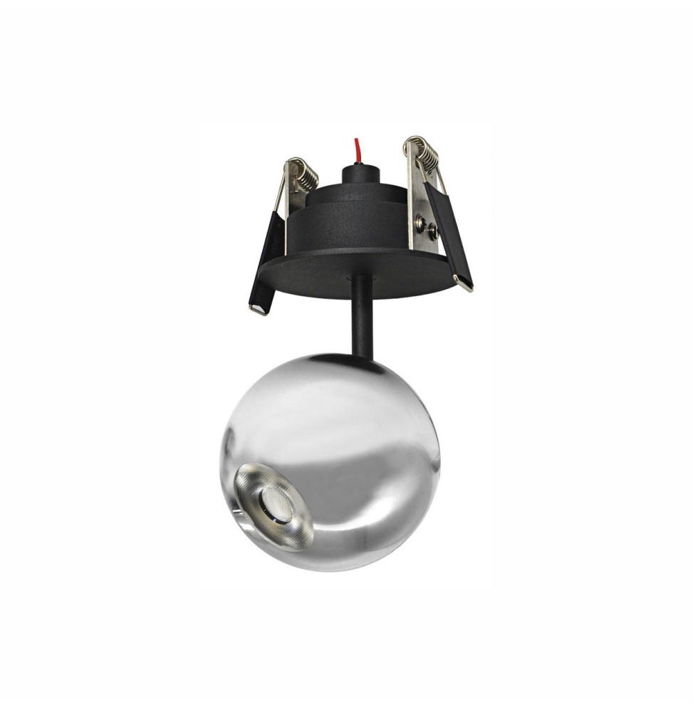 BENEITO FAURE - Luminaria BORA florón encastrar cromo mate 8,5W 220-240V 36° 2.700K 530lm