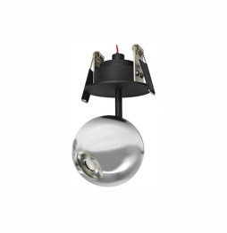 BENEITO FAURE - Luminaria BORA florón encastrar cromo mate 8,5W 220-240V 36° 2.700K 530lm