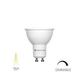 BENEITO FAURE - Lámpara NARROW dimmable GU10 7W 220-240V 15° 3000K 420lm