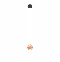 BENEITO FAURE - Luminaria BORA suspensión florón superficie oro rosa 8,5W 220-240V 36° 2.700K 530lm