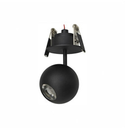 BENEITO FAURE - Luminaria BORA florón encastrar negro 8,5W 220-240V 36° 3.000K 540lm