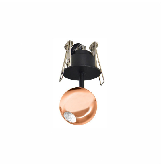 BENEITO FAURE - Luminaria BORA florón encastrar oro rosa 4,5W 100-240V 38° 3.000K 300lm