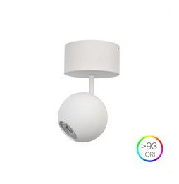 BENEITO FAURE - Luminaria BORA florón superficie blanco 4,5W 100-240V 38° 2.700K 290lm