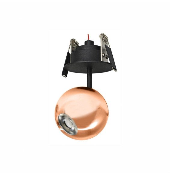 BENEITO FAURE - Luminaria BORA florón encastrar oro rosa 8,5W 220-240V 36° 3.000K 540lm