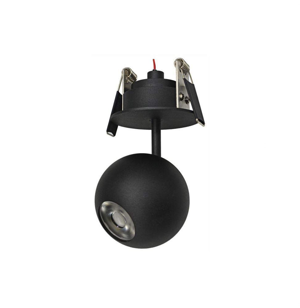 BENEITO FAURE - Luminaria BORA florón encastrar negro 8,5W 220-240V 36° 2.700K 530lm