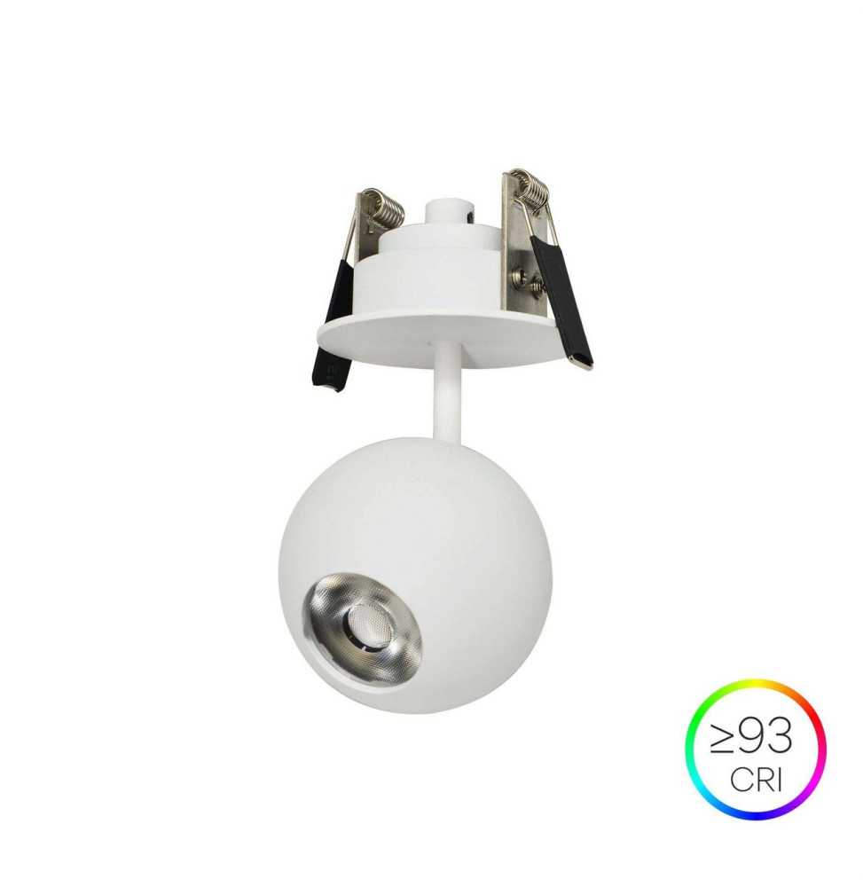 BENEITO FAURE - Luminaria BORA florón encastrar blanco 8,5W 220-240V 36° 2.700K 530lm