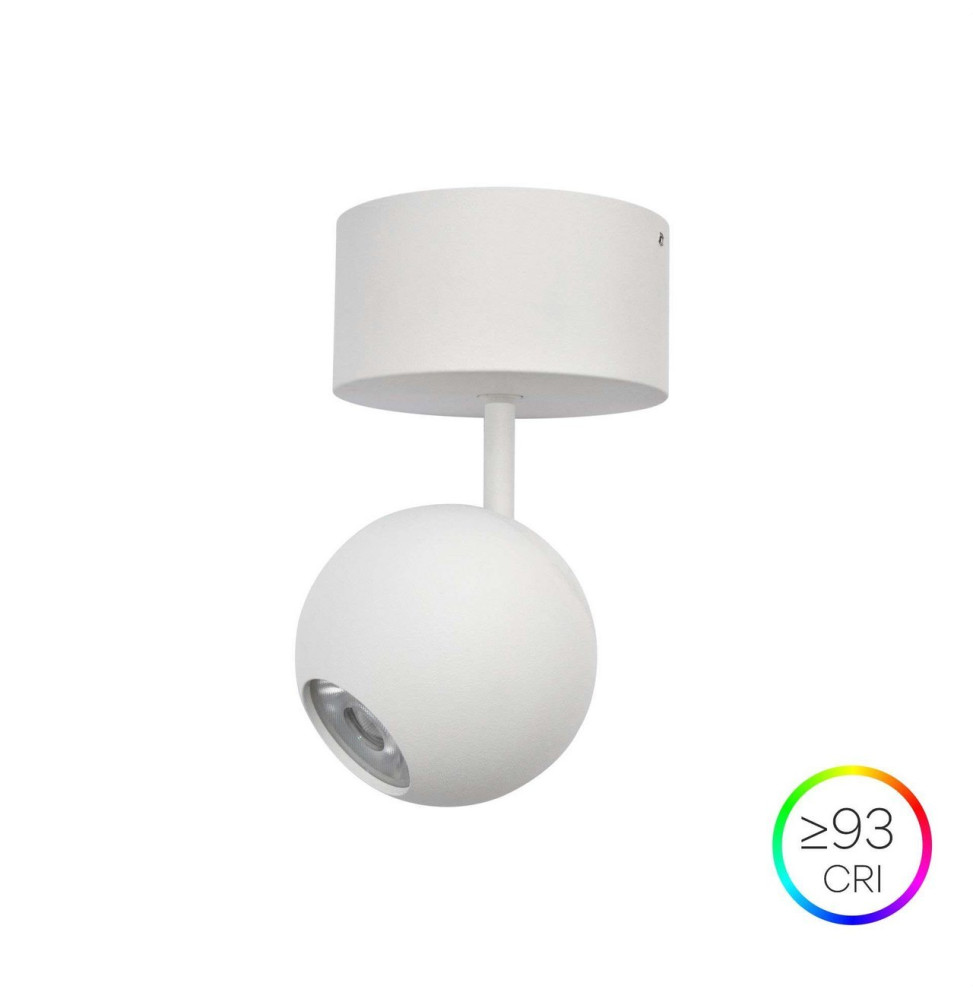 BENEITO FAURE - Luminaria BORA florón superficie blanco 8,5W 220-240V 36° 3.000K 540lm