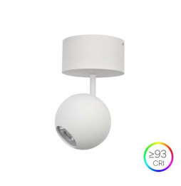 BENEITO FAURE - Luminaria BORA florón superficie blanco 8,5W 220-240V 36° 3.000K 540lm