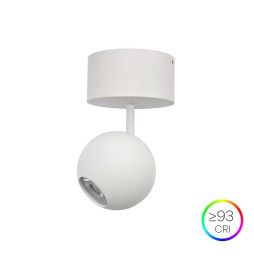 BENEITO FAURE - Luminaria BORA florón superficie blanco 4,5W 100-240V 38° 3.000K 300lm