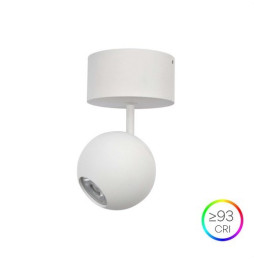 BENEITO FAURE - Luminaria BORA florón superficie blanco 4,5W 100-240V 38° 3.000K 300lm