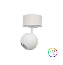 BENEITO FAURE - Luminaria BORA florón superficie blanco 4,5W 100-240V 38° 3.000K 300lm