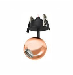 BENEITO FAURE - Luminaria BORA florón encastrar oro rosa 8,5W 220-240V 36° 2.700K 530lm